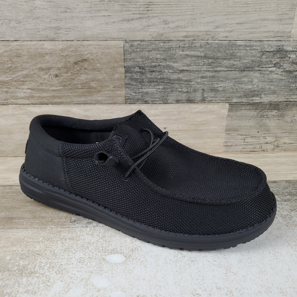Hey Dude Wally Funk Mono Mens Loafer Shoes Sz 10 Shade Comfort Slip On Round Toe